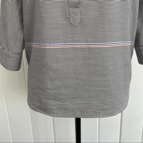J. Crew Boyfriend Popover in Placed Stripe - Picture 4 of 11
